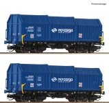 Roco 6680008 - TT - 2-tlg. Set Teleskophaubenwagen, PKP Cargo, Ep. VI